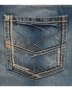 Ariat Men's M5 Ridgeline Medium Wash Slim Straight Jeans -Western Cowboy Equipment Store 010C80 GR D2