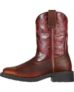 Ariat Krista Pull On Work Boots - Steel Toe -Western Cowboy Equipment Store 030597 42 D6