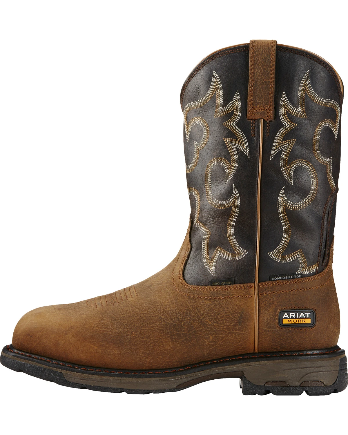 Ariat Men's Workhog H2O 400g Cowboy Work Boots - Composite Toe 2 Ariat Men's Workhog H2O 400g Cowboy Work Boots - Composite Toe - Image 2