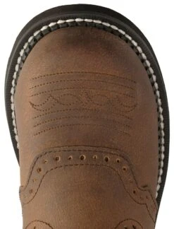 Justin Gypsy Women's Wanette 8" EH Work Boots - Steel Toe -Western Cowboy Equipment Store 045N66 BR TP