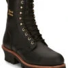 Chippewa Men's Waterproof & Insulated 8" Logger Boots - Steel Toe