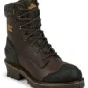 Chippewa 8" Waterproof & Insulated Lace-up Logger Boots - Composite Toe