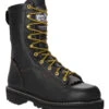 Georgia Boot Men's Insulated Low Heel Logger Work Boots - Round Toe