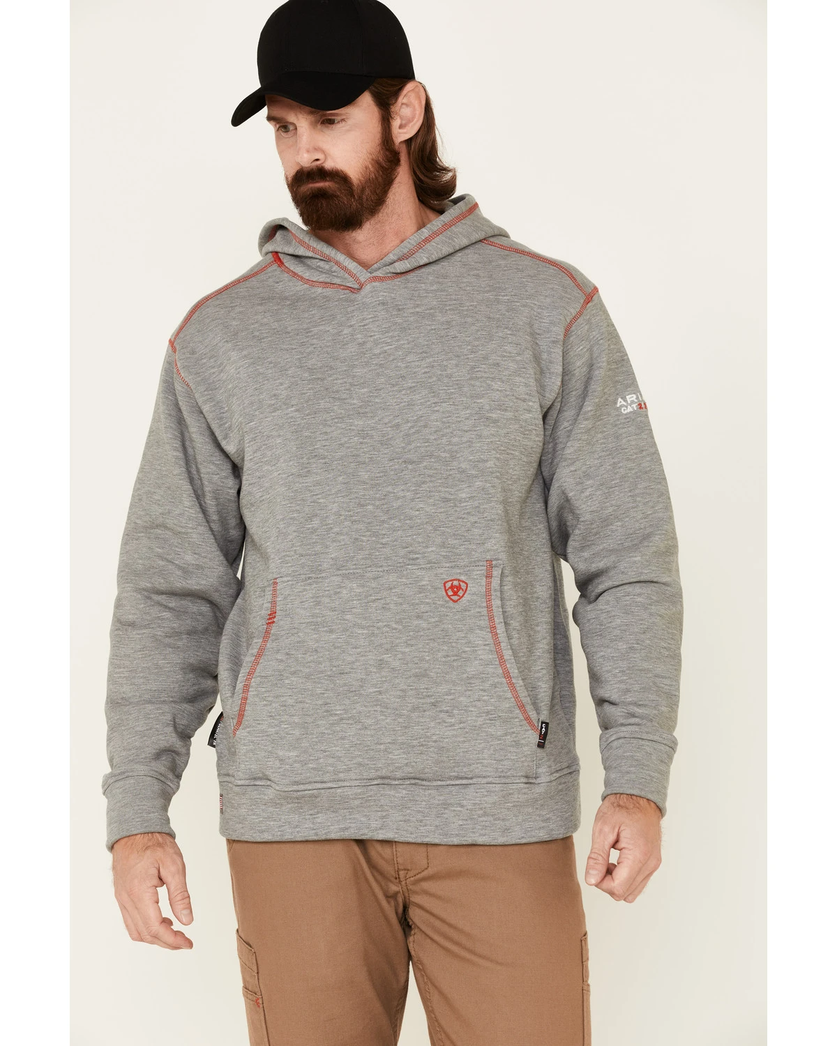 Ariat Men's Flame Resistant Polartec Hooded Work Sweatshirt 1 Ariat Men's Flame Resistant Polartec Hooded Work Sweatshirt
