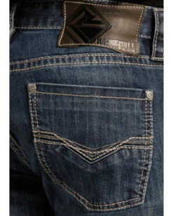 Rock & Roll Denim Men's Small "V" Reflex Revolver Slim Straight Jeans -Western Cowboy Equipment Store 2000212741 402 D2