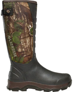 LaCrosse Men's 4X Alpha Realtree Xtra Green Snake Boots - Round Toe
