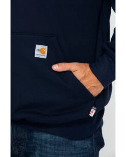 Carhartt Men's FR Hooded Pullover Solid Work Sweatshirt - Big & Tall -Western Cowboy Equipment Store 2000226560 410 P5