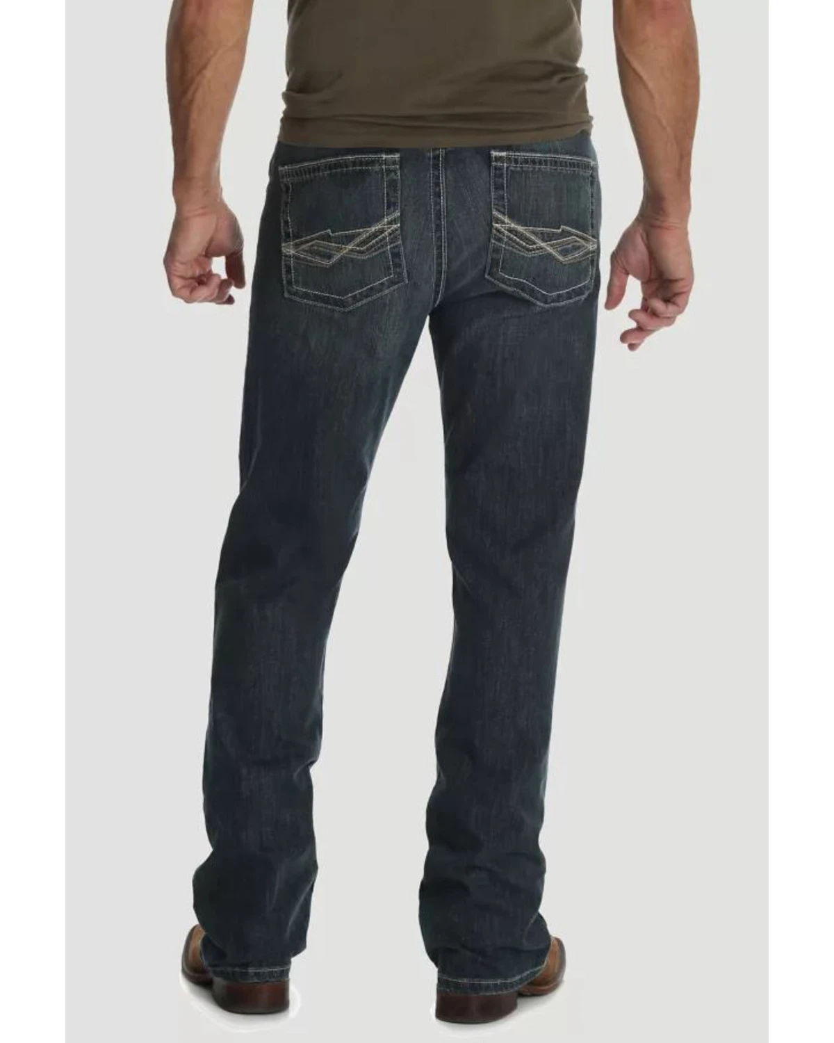 Wrangler 20X Men's No. 42 Glasgow Vintage Stretch Slim Bootcut Jeans 1 Wrangler 20X Men's No. 42 Glasgow Vintage Stretch Slim Bootcut Jeans