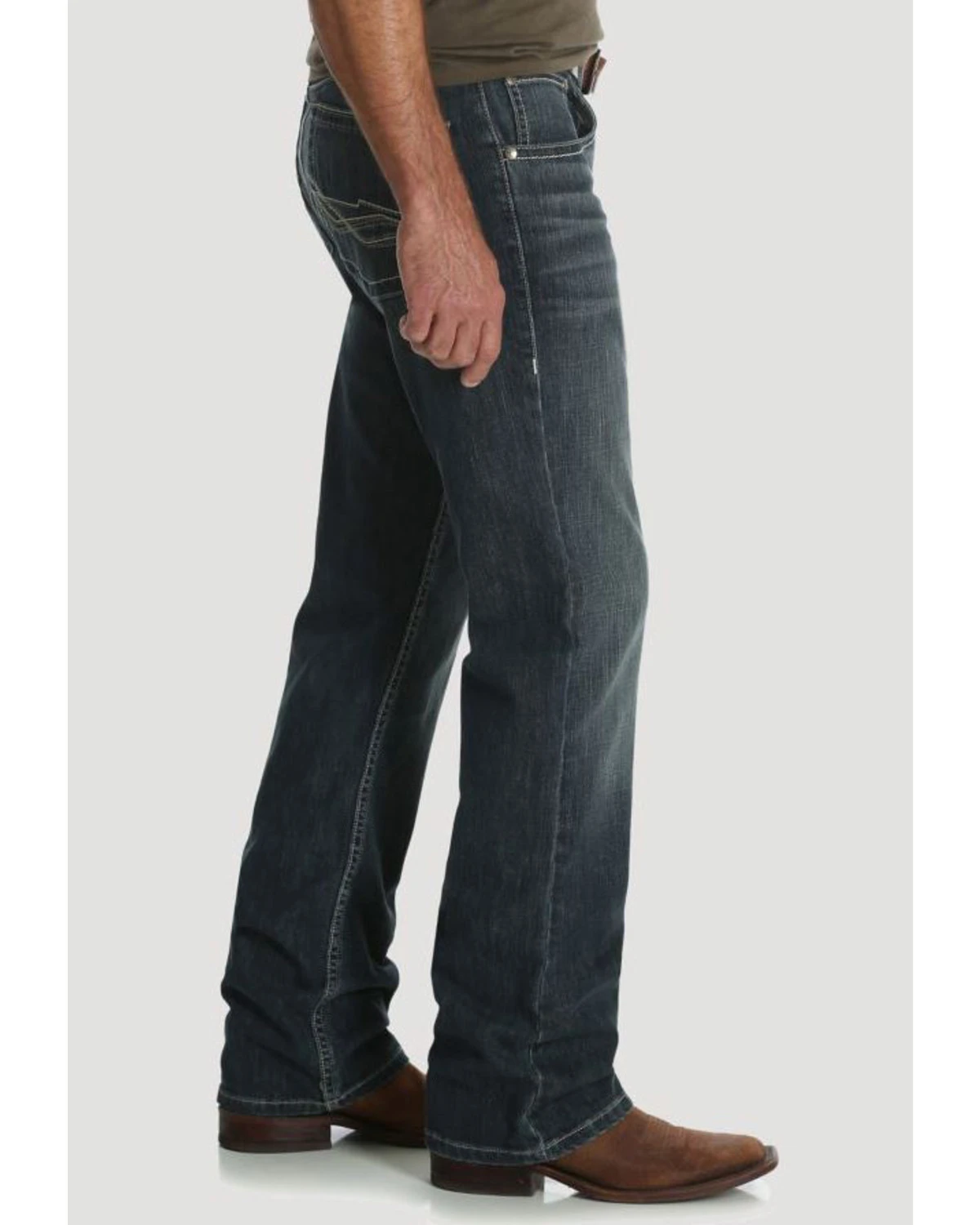 Wrangler 20X Men's No. 42 Glasgow Vintage Stretch Slim Bootcut Jeans 3 Wrangler 20X Men's No. 42 Glasgow Vintage Stretch Slim Bootcut Jeans - Image 3