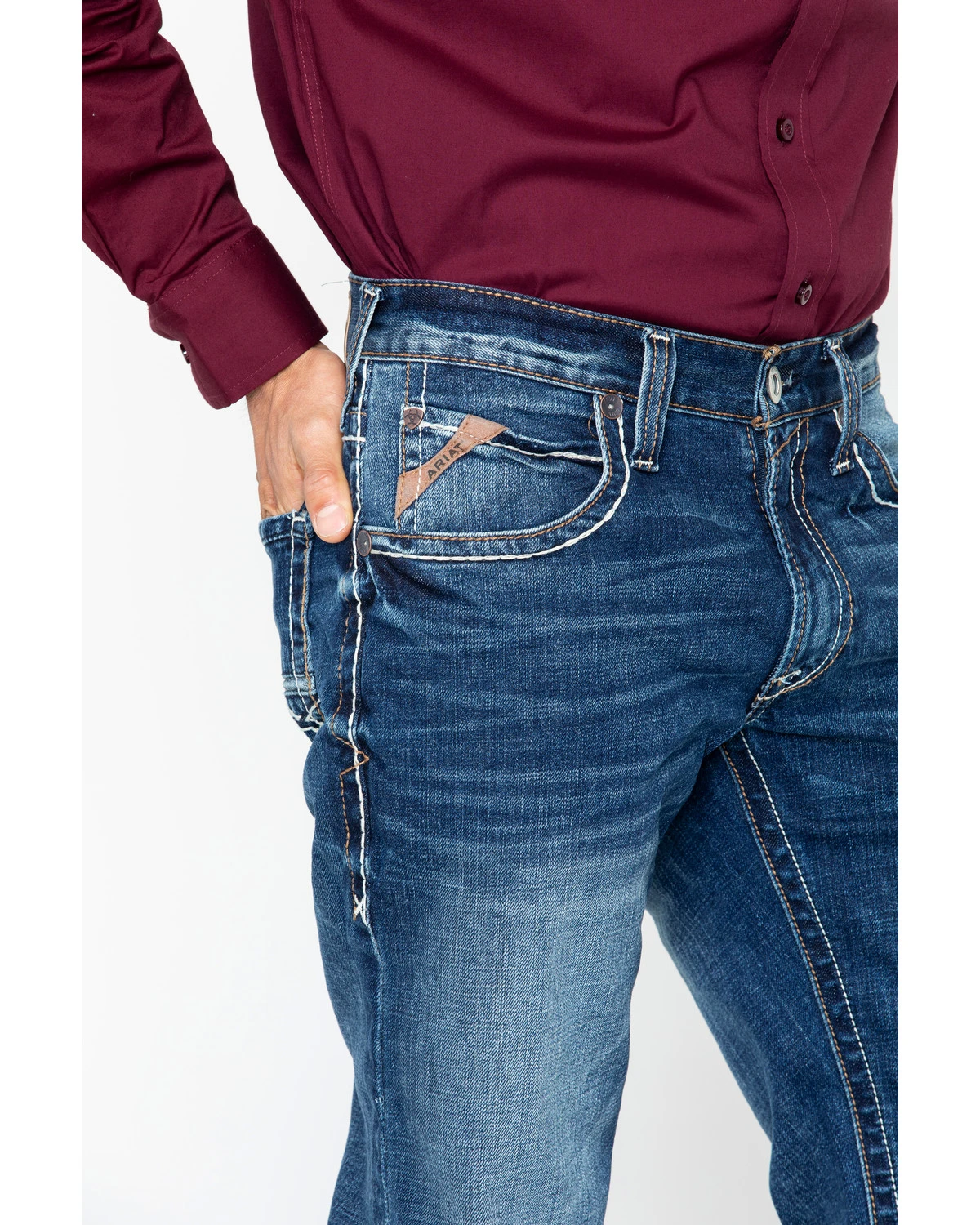 Ariat Men's M4 Preston Silverton Boot Jeans 4 Ariat Men's M4 Preston Silverton Boot Jeans - Image 4