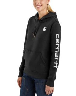 Carhartt Women's Clarksburg Graphic Sleeve Pullover Sweatshirt -Western Cowboy Equipment Store 2000238908 001 D2