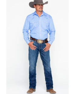 Cinch Men's Ian Dark Stonewash Slim Fit Boot Cut Jeans -Western Cowboy Equipment Store 2000240164 402 P6