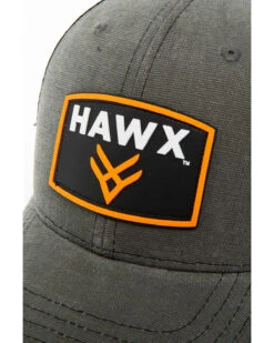 Hawx® Men's Grey Patch Logo Trucker Cap -Western Cowboy Equipment Store 2000258263 020 P6