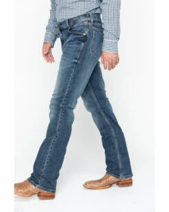 Wrangler Retro Men's Layton Slim Fit Bootcut Jeans - Big -Western Cowboy Equipment Store 2000268950 402 P4
