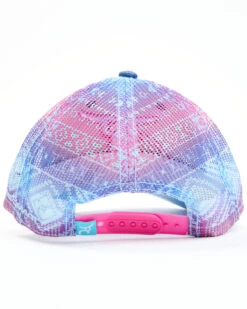 RopeSmart Little Girls' Denim Southwestern Print Mesh-Back Ball Cap -Western Cowboy Equipment Store 2000278800 400 P3