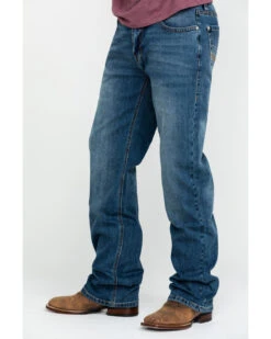 Rock & Roll Denim Men's X Stitch Double Barrel Relaxed Straight Jeans -Western Cowboy Equipment Store 2000283474 400 P6