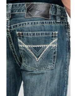 Rock & Roll Denim Men's Pistol Med Bootcut Jeans 10 Rock & Roll Denim Men's Pistol Med Bootcut Jeans -Western Cowboy Equipment Store 2000283476 400 P5