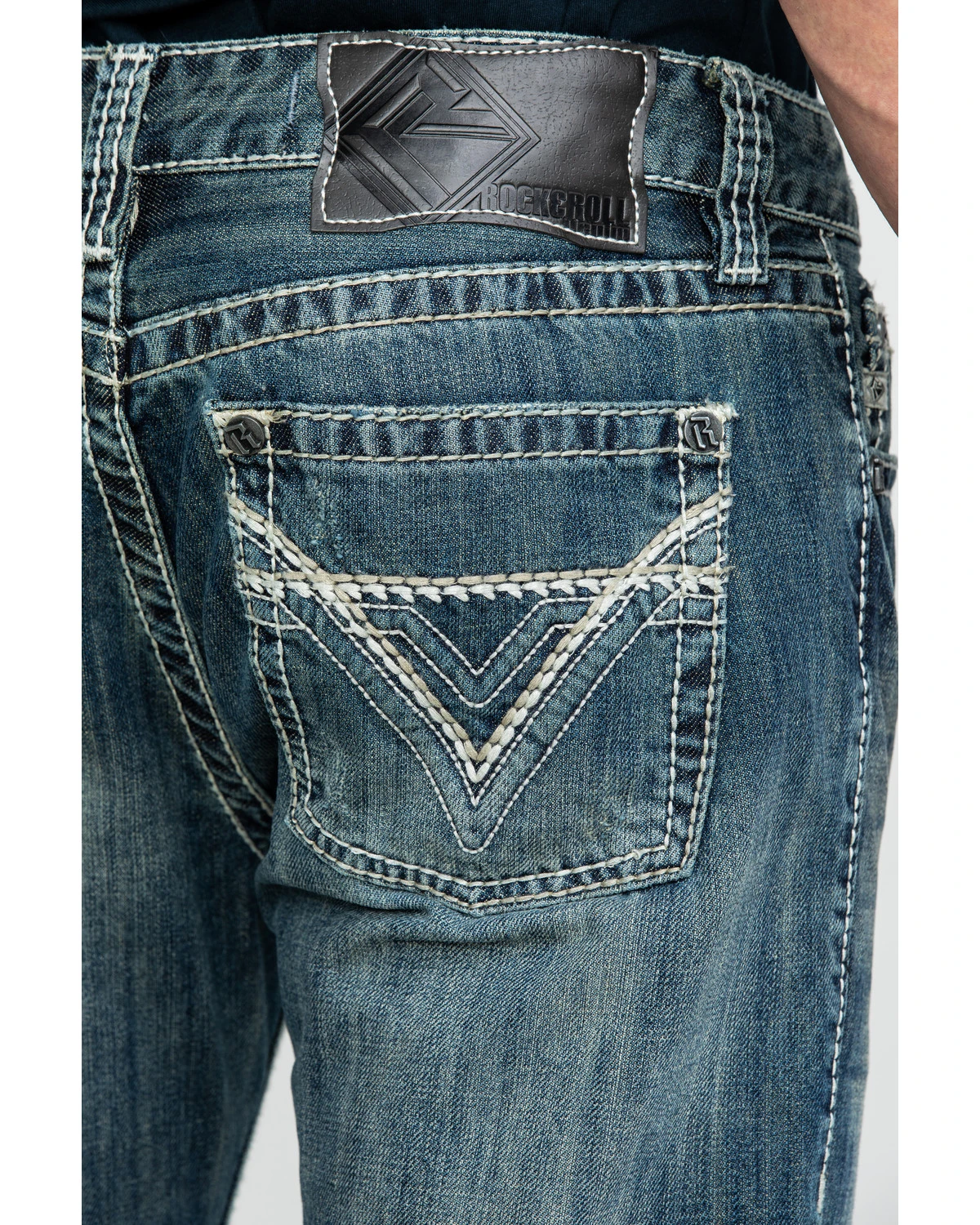 Rock & Roll Denim Men's Pistol Med Bootcut Jeans 5 Rock & Roll Denim Men's Pistol Med Bootcut Jeans - Image 5