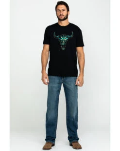 Cinch Men's Grant Medium Stonewash Mid Relaxed Bootcut Jeans -Western Cowboy Equipment Store 2000283510 402 P6