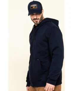 Hawx Men's FR Zip Up Fleece Hooded Work Hoodie -Western Cowboy Equipment Store 2000284575 410 P3