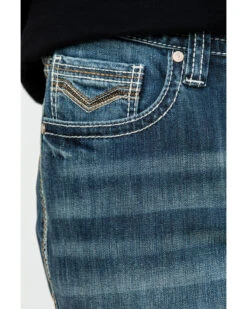 Rock & Roll Cowboy Men's Reflex Double Barrel Relaxed Bootcut Jeans -Western Cowboy Equipment Store 2000289965 400 P4