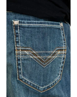 Rock & Roll Cowboy Men's Reflex Double Barrel Relaxed Bootcut Jeans -Western Cowboy Equipment Store 2000289965 400 P5