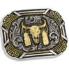 Montana Silversmiths Southwestern Flair Buffalo Skull Attitude Buckle