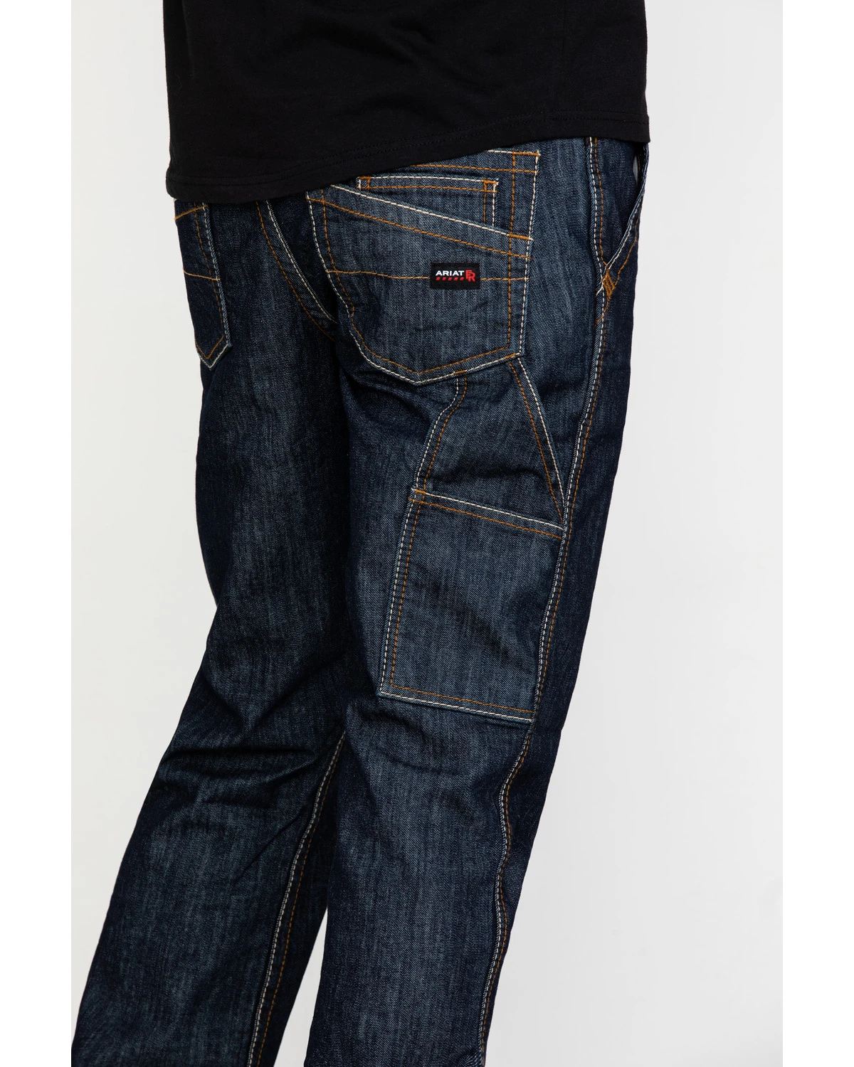 Ariat Men's FR M4 Workhorse Duralight Low Stretch Straight Work Jeans 4 Ariat Men's FR M4 Workhorse Duralight Low Stretch Straight Work Jeans - Image 4