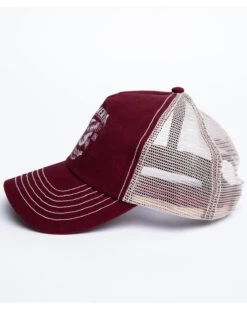 Cody James Men's Burgundy America Free Patch Mesh Ball Cap -Western Cowboy Equipment Store 2000296730 640 P3