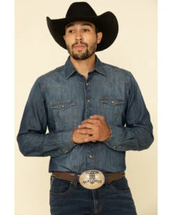 Cody James Men's Switchback Dark Wash Stretch Slim Bootcut Jeans -Western Cowboy Equipment Store 2000308347 400 P3