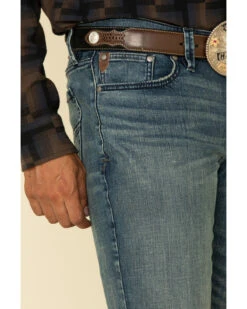 Moonshine Spirit Men's Deep Pockets Dark Wash Stretch Slim Boot Jeans -Western Cowboy Equipment Store 2000312838 400 P4