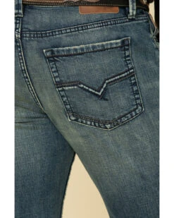 Moonshine Spirit Men's Deep Pockets Dark Wash Stretch Slim Boot Jeans -Western Cowboy Equipment Store 2000312838 400 P5