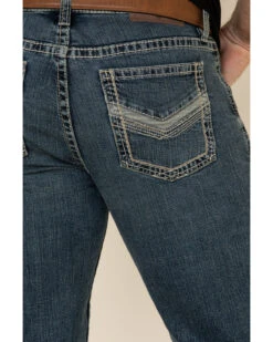 Cody James Core Men's High Roller Top Tier Medium Wash Stretch Slim Bootcut Jeans -Western Cowboy Equipment Store 2000312860 400 P4