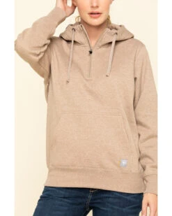 Ariat Women's Dark Oatmeal Heather Rebar Skill Set Zip Hooded Pullover -Western Cowboy Equipment Store 2000322227 104 P4