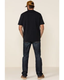 Moonshine Spirit Men's Eating Iron Dark Stretch Slim Straight Jeans -Western Cowboy Equipment Store 2000325524 400 P5