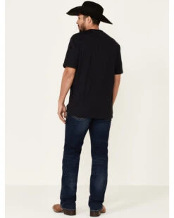 Cinch Men's Ian Rinse Dark Performance Stretch Slim Bootcut Jeans -Western Cowboy Equipment Store 2000330782 402 P3