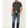 Wrangler Retro Men's Meadow Medium Wash Stretch Slim Straight Jeans - Long