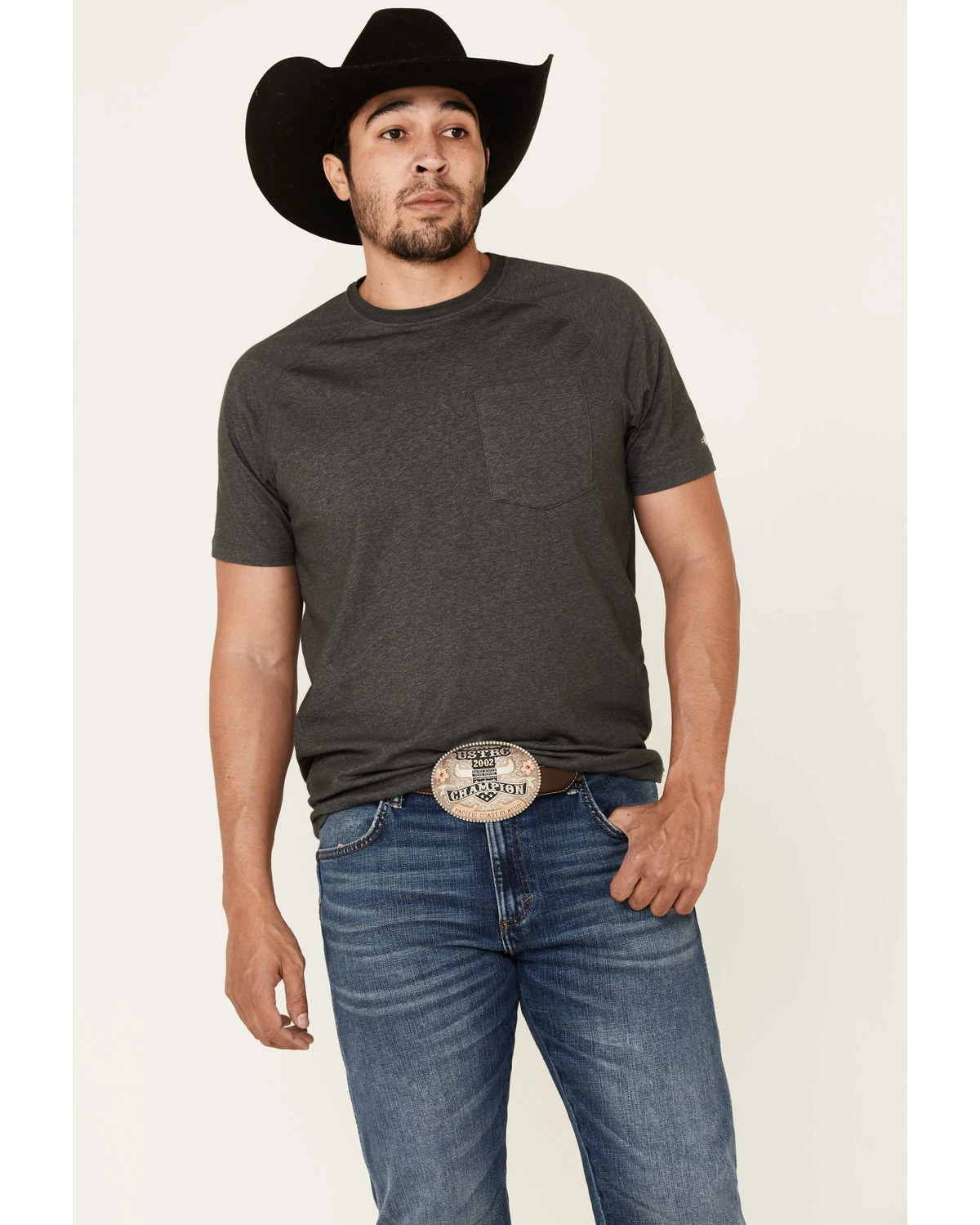 Wrangler Retro Men's Meadow Medium Wash Stretch Slim Straight Jeans - Long 2 Wrangler Retro Men's Meadow Medium Wash Stretch Slim Straight Jeans - Long - Image 2