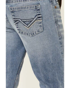 Cody James Men's Flash Light-Wash Slim Bootcut Jeans -Western Cowboy Equipment Store 2000332560 400 P4