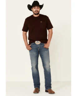 Rock & Roll Denim Men's Pistol Med Stretch Regular Straight Leg Jeans -Western Cowboy Equipment Store 2000333353 400 P3