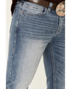 Rock & Roll Denim Men's Light Vintage Revolver Stretch Slim Straight Jeans -Western Cowboy Equipment Store 2000333354 400 P4