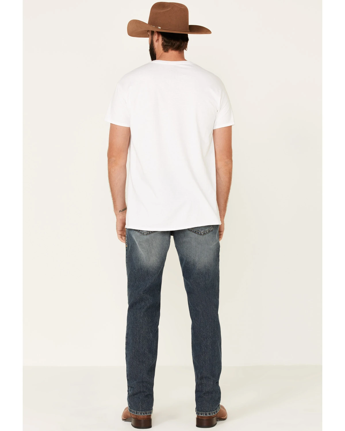 Ariat Men's M4 Kentucky Stockton Stretch Relaxed Straight Jeans - Big 3 Ariat Men's M4 Kentucky Stockton Stretch Relaxed Straight Jeans - Big - Image 3