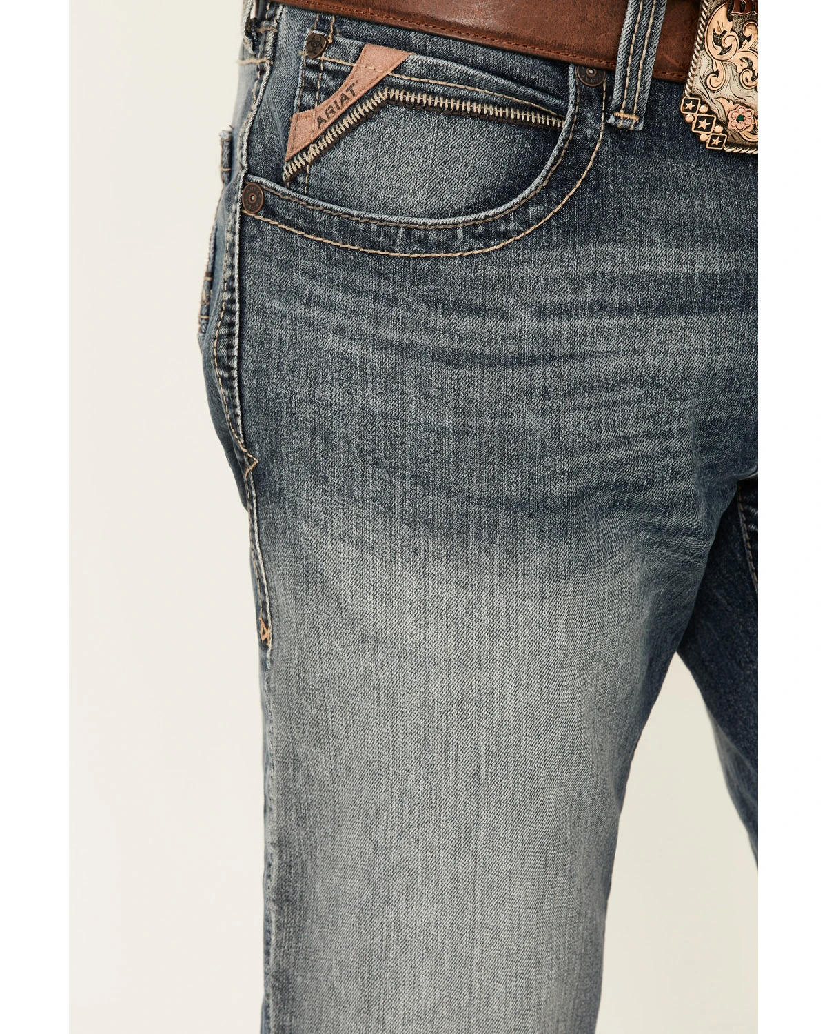 Ariat Men's M4 Kentucky Stockton Stretch Relaxed Straight Jeans - Big 5 Ariat Men's M4 Kentucky Stockton Stretch Relaxed Straight Jeans - Big - Image 5