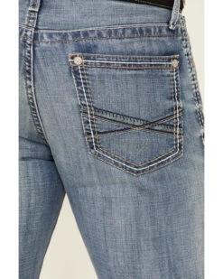 Cinch Men's Ian Medium Stonewash Performance Slim Bootcut Jeans 7 Cinch Men's Ian Medium Stonewash Performance Slim Bootcut Jeans -Western Cowboy Equipment Store 2000334656 402 P4