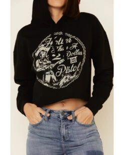 Country Deep Women's Hotter Then A 2 Dollar Cropped Hooded Sweatshirt -Western Cowboy Equipment Store 2000335282 001 P4
