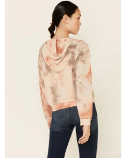 Wild Moss Women's Blushed Tie-Dye Zip Hooded Jacket -Western Cowboy Equipment Store 2000337634 681 P4