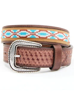 Cody James Men's Southwestern Basket Weave Western Belt