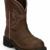 Justin Women's Wanette Western Work Boots - Steel Toe