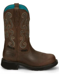 Justin Women's Tasha Waterproof Western Work Boots - Steel Toe -Western Cowboy Equipment Store 2000340881 200 P2