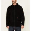 Ariat Men's Black Rebar Thermic Insulated Zip-Front Hooded Work Jacket